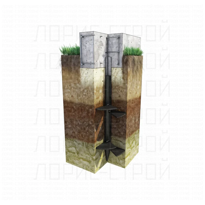 Обвязка свайно-винтового фундамента?